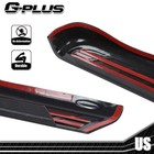 2pcs Black Bed Rail Cover  Compatible With Chevy Silverado 5  8  2007-13 Tailgate