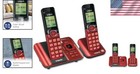 Chic Red Dect 6 0 Phone With Caller Id  Answering System   Hands-free Function