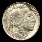 1937 Buffalo Nickel- Choice Gem Bu- Smh-839