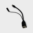 Passive Power Over Ethernet  poe  Adapter Injector splitter Cable 10   lot Of 2 