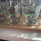 Libbey Arby s Holly And Berry 1986   87wine Water Glass Goblet Set Of 18 Retro