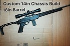 Ruger 10 22 Charger Stock  Picatinny Rail Carbon Fiber Lightweight Chassis