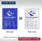Screen Wipes For Electronics  120 Count 6 x6  Pre-moistened Screen Cleane