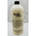 32 Oz Philosophy Fresh Cream 3-in-1 Shampoo Shower Gel   Bubble Bath With Pump