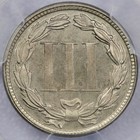 1877 Proof Three Cent Nickel   Low Mintage Vf Key Date   