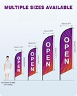 Custom Advertising Feather Flags Business Outside Personalized Logo Swooper Flag