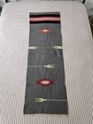 Vintage Antique Native American Handwoven Tapestry Wall Hanging Runner 55 x18 