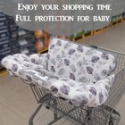 Shopping Cart Cover For Baby  2 In 1 High Chair Cover  Roll In And Go  Universal