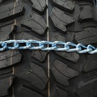 Set Of 2 Tire Snow Chain Universal Adjustable Emergency Portable Traction Tire