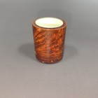Tobacco Land Meerschaum Lined Smooth Estate Briar Pipe Unsmoked