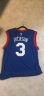Allen Iverson Adidas Nba Official Philadelphia 76ers Men s Alternate Blue Jersey