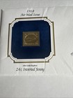 Gold Replica 1918 24c Stamp Air Mail First Day Cover Inverted Jenny 22kt