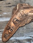 Vintage 70 s Copper Australia Boomerang Souvenir  Ashtray Trinket Dish 8  X 3 