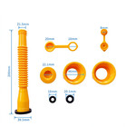 Replacement Gas Can Spout Nozzle Vent Kit New For Plastic Gas Cans Old Style Cap