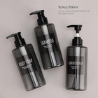 Refillable Shampoo Bottles   16 9oz Shampoo Dispenser  3pcs 500ml Empty Plastic