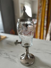 Vintage French Crystal Absinthe Fountain With Etched Detail