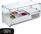     takywep Commercial Refrigerated Prep Station  39  Countertop Salad Bar With 5