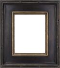 Museum Plein Aire Ornate Picture Frame - 8x10  Antique Black W gold Oil Paint   