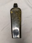 Antique Dutch V hoytema   Co Olive Glass Gin Bottle s Green Hand Blown Victorian