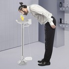 Eye Wash Station 304 Stainless Steel Emergency Eyewash Station Floor Standing