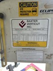 Baxter Verticut 115b Vertical Bandsaw  Like Rollinsaw Roll In Saw
