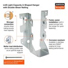 Simpson Strong-tie Lus210z Galvanized Steel Joist Hanger 7 81 H In   pack Of 50 