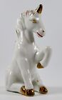Mythical Unicorn White And Gold Vintage 70s Or 80s
