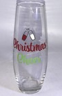    christmas Cheer    Seamless Wine champagne Clear Glass 9 6oz-brand New-ships 24hr