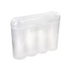 Four 4 Ebc Battery Aa Aaa Clear Plastic Battery Storage Case Holder Box Usa Ship