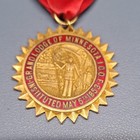 Vintage Grand Lodge Of Minnesota I o o f  Medal Ribbon Badge 1950s