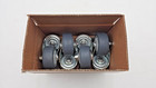 3 Inch Thermoplastic Rubber Swivel 1 2  With Lock Brake Lot Of 4 New In Box