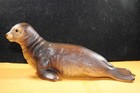 Vintage Uctci Ceramic Seal Figurine