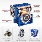    us   nmrv040 Worm Gear Gearbox Speed Reducer 10 1 15 1 20 1 30 1 40 1 For Nema34