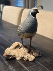 Don Hovie  Mountain Quail Carving  Signed
