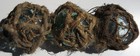Japanese Glass Fishing Floats 3 5  Lot Of Three Double-nets Sea Silt Vtg Usa Bz