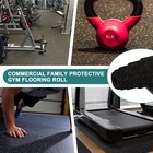6mm Thickened Rubber Gym Floor Roll Non Slip 4  10     4  6  Shock Absorbed