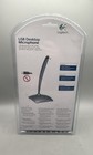 Logitech Consumer Usb Desktop Microphone Pivoting Noise Canceling For Pc mac