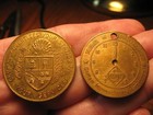 Vintage Pair Of Skelly Shell Gasoline Advertising Tokens 1930s-1940s
