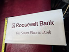 Vintage Roosevelt Bank Deposit  Money Bank Bag Zipper 11  X 6   Missouri