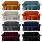 1 2 3 4 Seater 3d Bubble Stretch Sofa Couch Cover With Skirt Slipcover Protector
