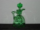 Heisey Old Sandwich Oil Bottle Cruet  Moongleam Green