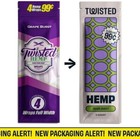     twisted Wraps 4 Leaf Pack    15 Count Box    60 Rolling Papers    grape Burst