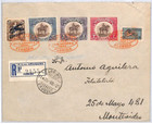 Uruguay Air Mail Cover 1925 First Flight Florida-montevideo Muller 12a Yv71