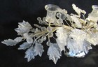 Large Vintage Wrapped Wire Glass Flowers Centerpiece Arrangement 24  Long
