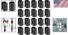 High-quality Abs Black Wire Shelf Clips - 40 Pairs For Modern Storage Solutions