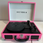 Victrola Journey Portable Record Player 3-speed Bluetooth Turntable Suitcase