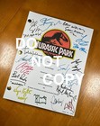 Jurassic Park Script Signed- Autograph Reprints- 142 Pages- Dinosaurs