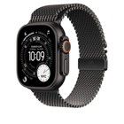 New Apple Watch Band Ultra - 49mm Black Titanium Milanese Loop - Large