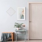 White Wall Mounted Medicine Cabinet  Single Mirror Bath Storage
