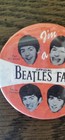 Vintage Original 2 5 Inch  I m A Official  Beatles Fan Pin Badge